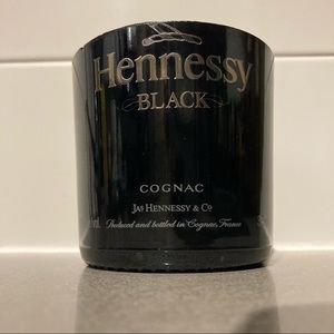 Black Hennessey Bottle Candle